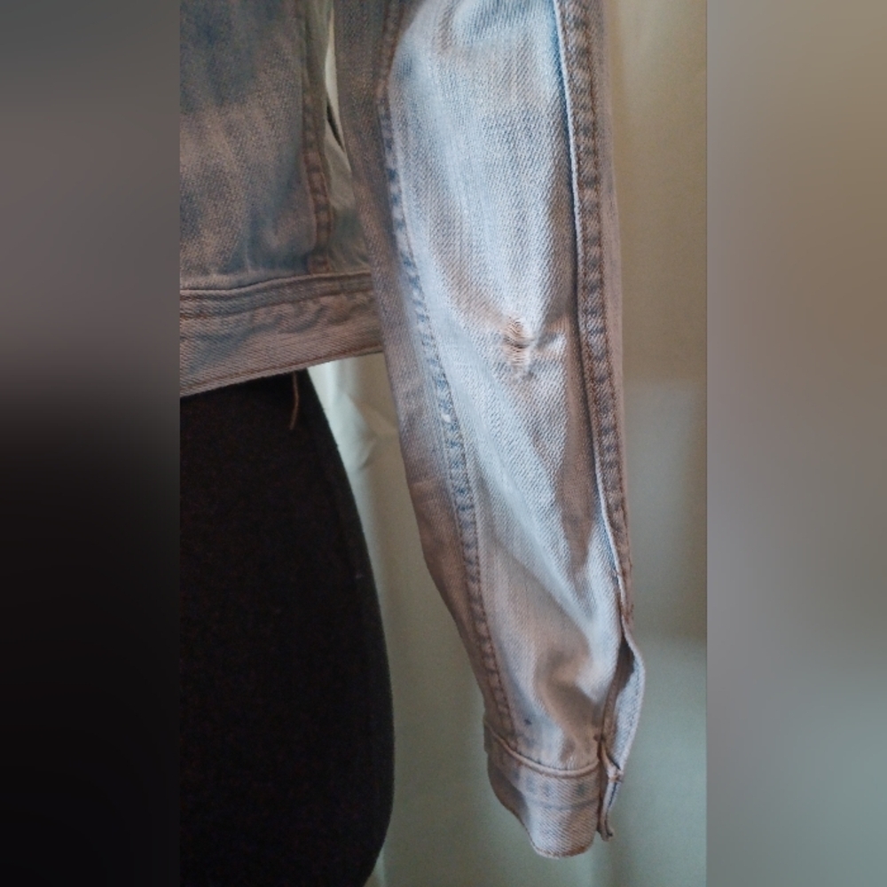 Forever 21 Light Blue Denim Jean Jacket - Picture 6 of 11